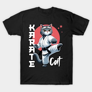 Karate Cat – Funny Cat Kitten Tomcat Sports Japan T-Shirt